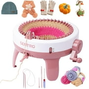 Knitting Machine, 40 Needles Smart Weaving Round Loom, Knitting Machines Knitting Board Rotating Double Knit Loom Machine Kit for Adults/Kids DIY Knit Scarf Hat Sock