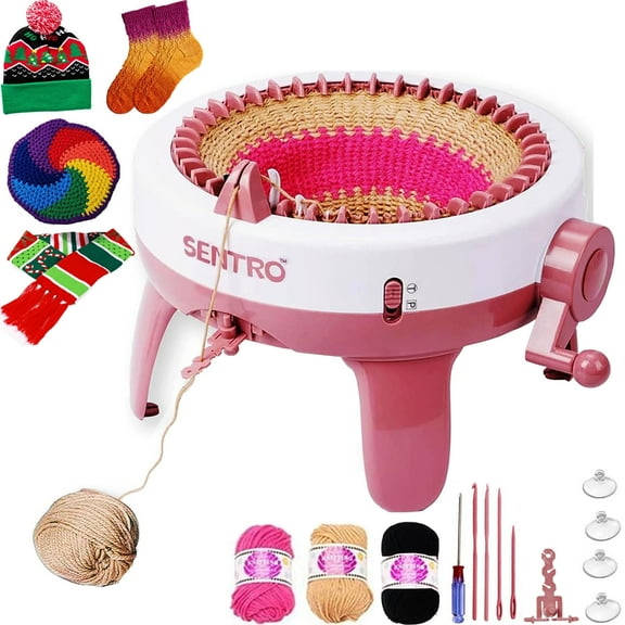 SENTRO knitting machine 40 needle intelligent weaving machine, rotary double for knitting boards DIY