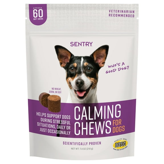 SENTRY Calming Chews for Dogs, 60 Count
