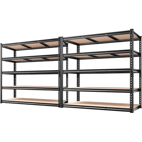 SENYUM Upgrade 48" W Garage Shelving 3080LBS Heavy Duty Storage Shelves Garage Shelves Adjustable Metal Shelving Unit Utility for Basement, Pantry, Warehouse, Commercial, Industrial