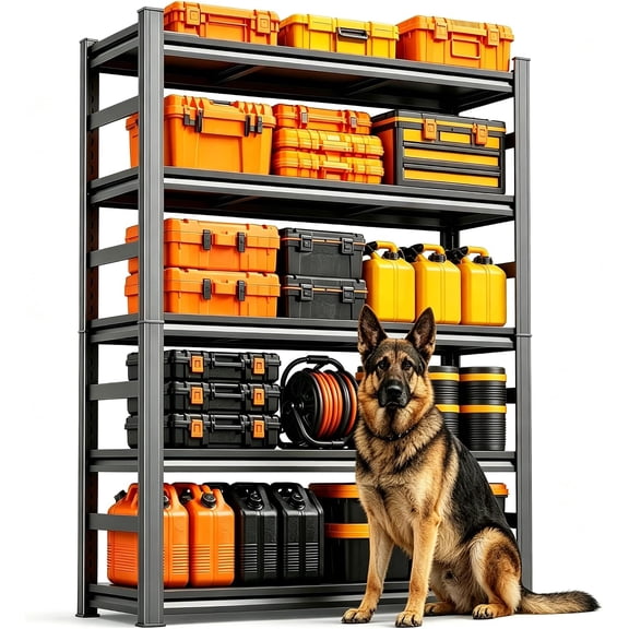 SENYUM Upgrade Garage Shelving 3000 LBS Adjustable Metal Storage Shelves | Garage Shelving Unit, Boltless Rack for Garage Kitchen Pantry Basement Warehouse Bedroom