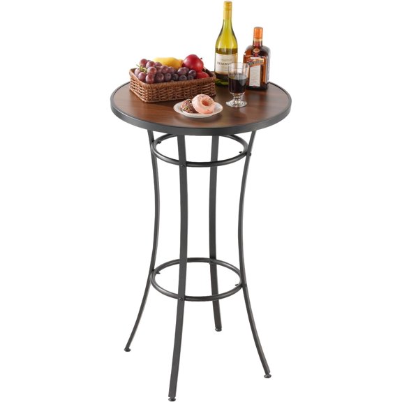 SENYUM Upgrade Outdoor Bar Table, Patio Bar Table, Waterproof Top & Sturdy Metal Frame, Rectangle Counter Height Dining Tables, Outdoor Furniture for Balcony, Yard, Hot Tub, Poolside, Indoor