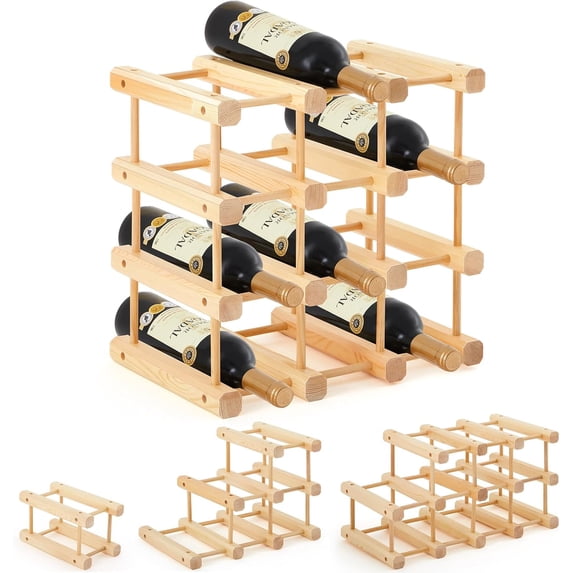 SENYUM Upgrade Wooden Wine Rack Sturdy and Durable for Inside Cabinet ...
