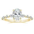 thumbnail image 1 of SEPARQI 2 Carat Oval Cut Cubic Zirconia Ring for Women, 1 of 9