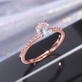 thumbnail image 1 of SEPARQI Elegant Engagement Cocktail Gift for Wife Ladies Shiny Lightweight Cubic Zirconia AAA Zircon Ring Perfect Present Comes in Elegant Box, 1 of 8
