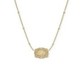 thumbnail image 1 of SEPARQI PERITANG Ultra Mini Square Initial Belt Buckle Necklace Gold Plated, 1 of 6