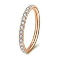thumbnail image 1 of SEPARQI Titanium Micro Cubic Zirconia Hinged Nose Hoop Ring Jewelry Unisex, 1 of 8