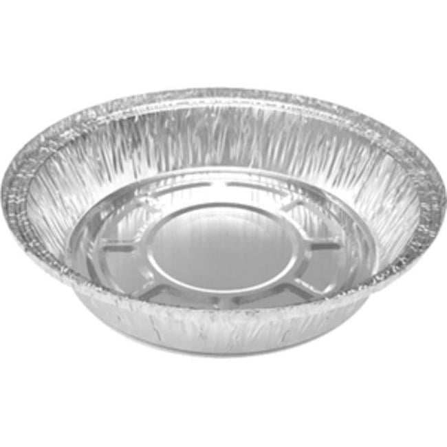 SEPG Banyan Aluminum Foil 7" Round Pans - Serving, Food, Transporting, Storing - 7" Diameter - Silver - Aluminum Body - Round - 500 / Carton