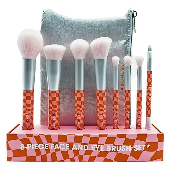 SEPHORA COLLECTION 8-Piece Face and Eye Brush Set
