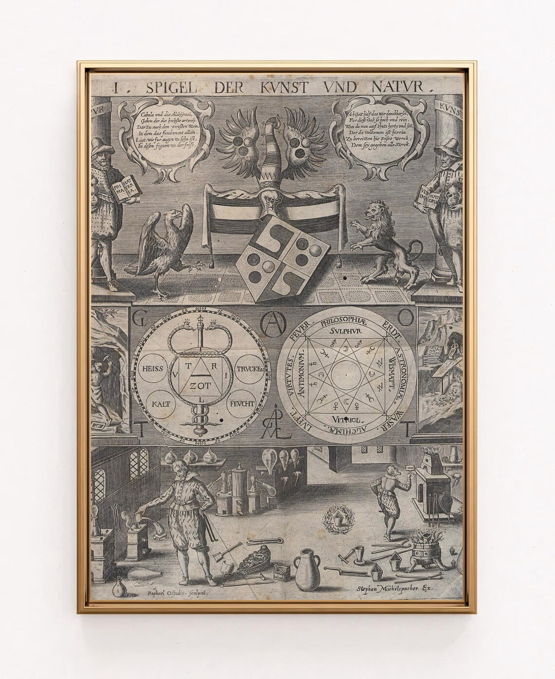 SEPT Alchemical Art Print Spiegel Der Kunst Und Natur By Stephan sept-alchemical-art-print-spiegel-der-kunst-und-natur-by-stephan