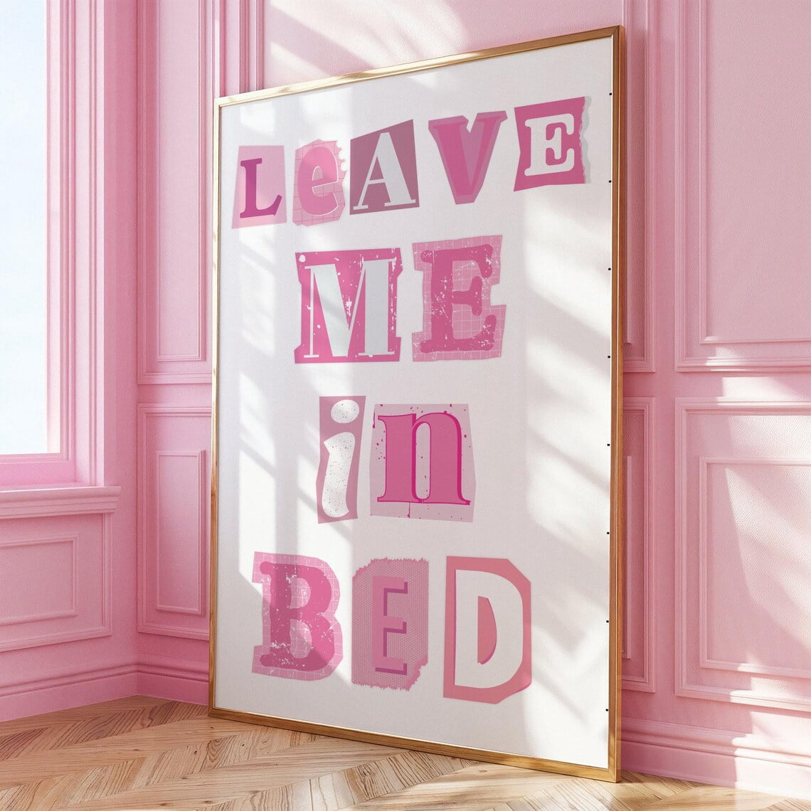 SEPT Over The Bed Pink Aesthetic Print Maximalist Dorm Poster Wall ...