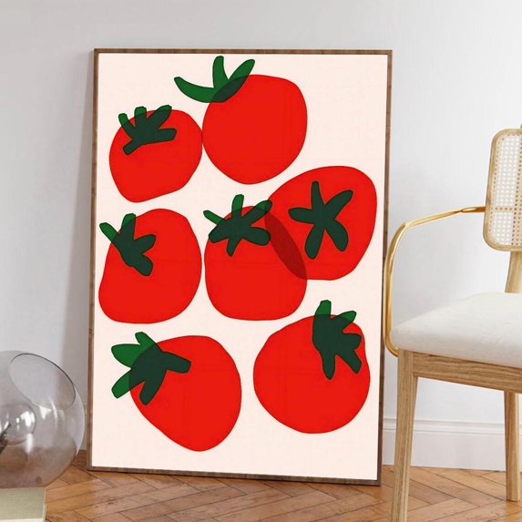 SEPT Tomato Print, Kitchen Wall Art, Food Art, Mediterranean Print ...