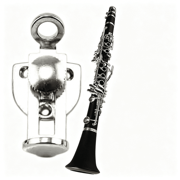SEPTRIO 1 Pcs Clarinet Thumb Rest Clarinet Finger Hand Rest Accessories Replacement Part with Nickel Plating for Concert Practice Daily Training Sessions