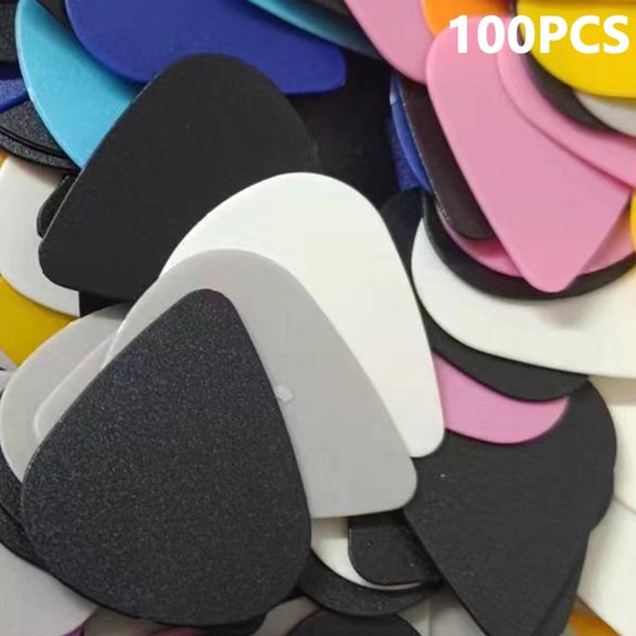 SEPTRIO 2026 New 100Pcs Guitar Picks Responsive Guitar Accessories for Quick Strumming Enhanced Grip Guitar Pick for Fast Play for Practice Recording Performance Multicolor6