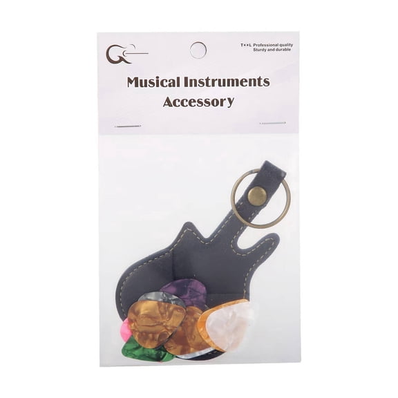 SEPTRIO 2026 New 10Pcs Guitar Picks K-Shape Professional Design Guitar Capo Convenient Transparent Packaging Picking Pad Style3 for Musicians Guitarists Live Performance Band Practice Music Lessons.
