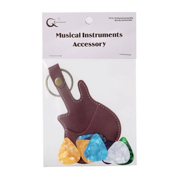 SEPTRIO 2026 New 10Pcs Guitar Picks K-Shape Professional Design Guitar Capo Convenient Transparent Packaging Picking Pad Style6 for Guitar Practice Performance Music Lessons Live Shows Jam Sessions