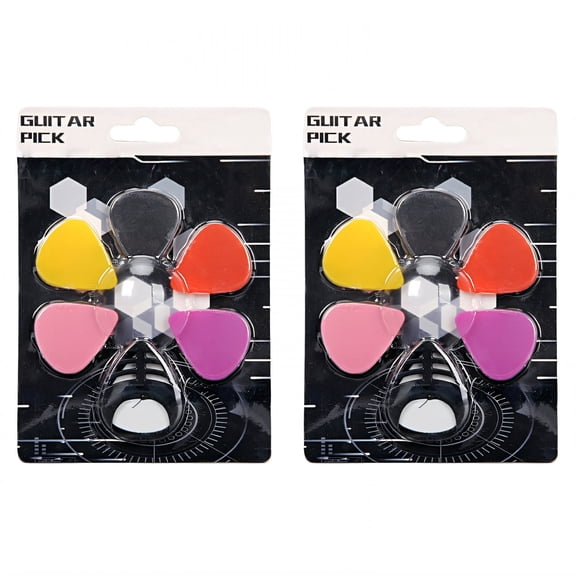 SEPTRIO 2026 New 12Pcs Guitar Picks Celluloid Guitar Kit 0.96Mm Guitar Strings Multicolor for Strumming Fast Play Guitar Practice Rehearsals