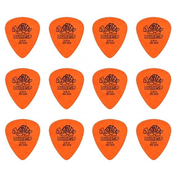 SEPTRIO 2026 New 12Pcs Guitar Picks Guitar Gifts 0.73Mm Guitar Strings for Beginners Professionals Orange