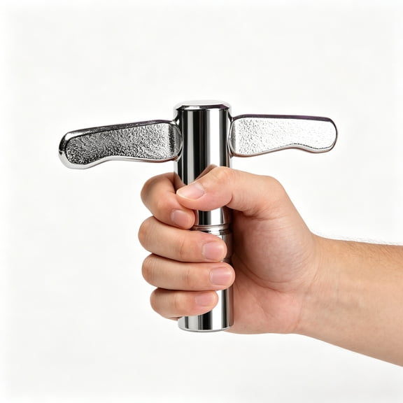 SEPTRIO 2026 New 1X Drum Key Silver Percussion Tuning Key for Tuning Drums,Percussion Instruments,Music Performance,Quick Adjustments,Reliable Tuning.