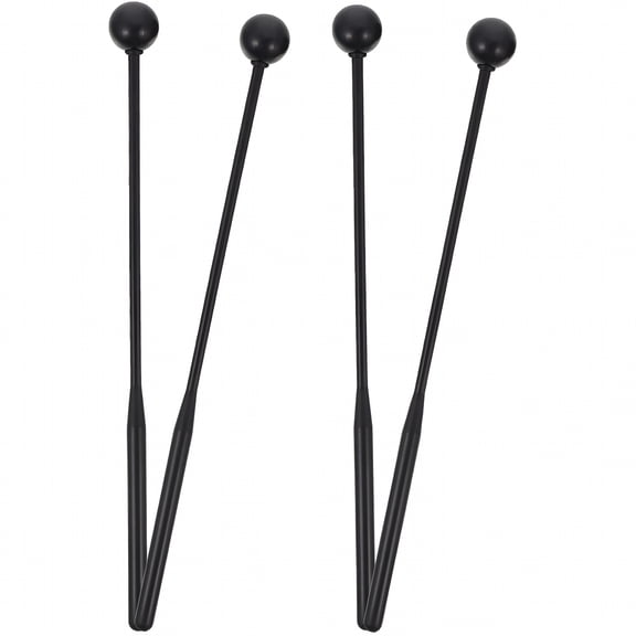 SEPTRIO 2026 New 2 Pairs of Plastic Rubber Xylophone Mallets Percussion Instrument Mallets Marimba Mallets for Music, Practice, Performance, Band, School Use.