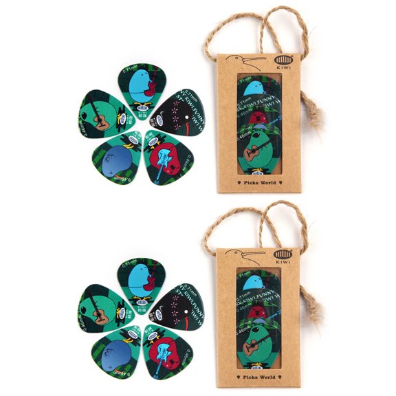 SEPTRIO 2026 New 2Pcs Guitar Picks,High Speed Guitar Accessories for Quick Response,Comfortable Grip Guitar Pick for Long Play Sessions,Multicolor1