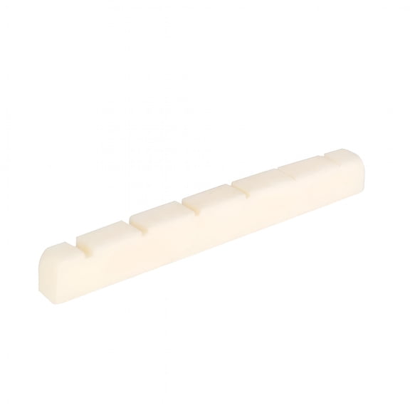 SEPTRIO 2026 New 42Mm Slotted Beef Bone Electric Guitar Nut for Guitar Repairs,Musicians,Custom Builds,Instrument Upgrades,Sound Enhancement,Electric Guitar Maintenance.