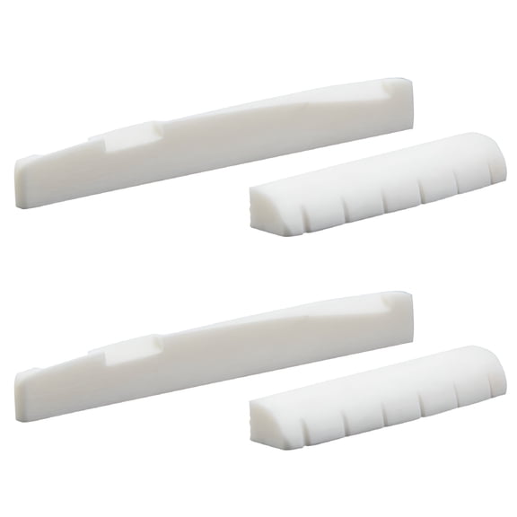 SEPTRIO 2026 New 4Pcs Bone Guitar Bridge Nut Saddle 6 String Guitar Musical Instrument Parts for Guitarrepair,Musicstudio,Home