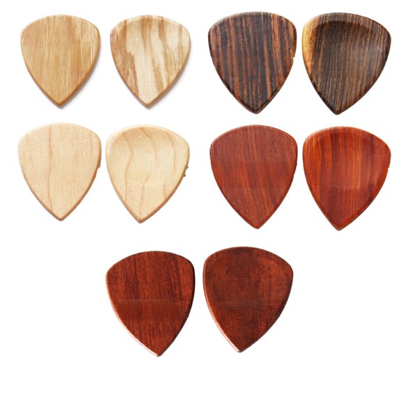 SEPTRIO 2026 New 5Pcs Guitar Picks,Agile Guitar Accessories for Quick Performance,Enhanced Grip Guitar Pick for Maximum Control,Brown10