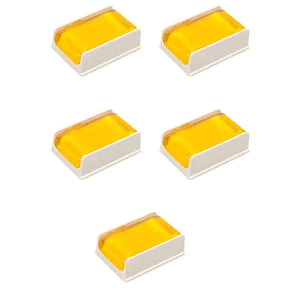 SEPTRIO 2026 New 5Pcs White Bow Rosin Greek Pitch Friction-Increasing for Violin Viola Cello String Instrument,Violin Rosin for Performances,Practice,Orchestra,Music Lessons