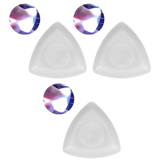 SEPTRIO 2026 New 6Pcs Guitar Picks Speed Optimized Guitar Accessories Accurate Guitar Pick for Quick Strumming White for Fast Play Rock Sessions Solo Performances Practice Jamming