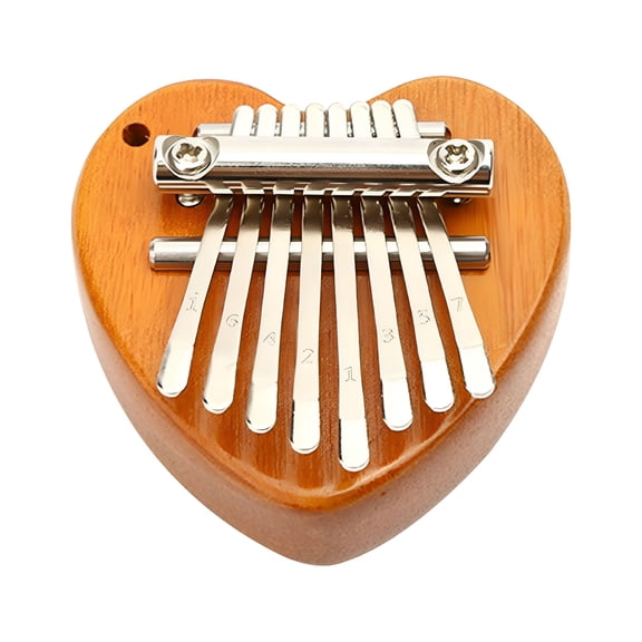 SEPTRIO 2026 New 8 Key Kalimba Finger Thumb Piano Marimba Musical Accessory,For Music Learning,Relaxation,Stress Relief,Travel,Beginner Practice