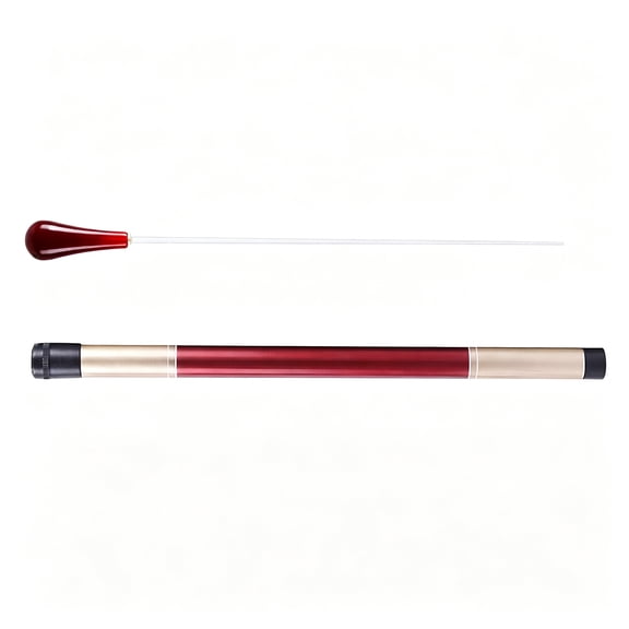 SEPTRIO 2026 New Baton Band Conductor Stick with Storage Tube Rhythm Music Director Conducting Handle Concert Supplies for Conducting,Music Practice,Band,Orchestra,Performance