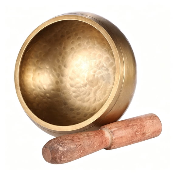 SEPTRIO 2026 New Exquisite 3 Inch Handmade Tibetan Bell Metal Singing Bowl for Buddhism Buddhist Meditation Healing Yoga