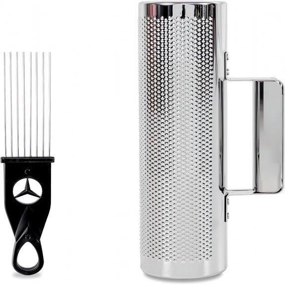SEPTRIO 2026 New Guiro Instrument Stainless Steel Guiro 8" 3" Professional Metal Shaker with Scraper, Band Accompaniment Sand Hammer Latin Musical Training Tool Percussion Instruments