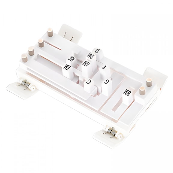 SEPTRIO 2026 New Guitar Aid Chords Trainer,Guitar Chord Presser,Guitar Starter Learning Tool,Guitar Chord Artifact,Guitar Learning Aid Tool Accessories,Christmas&Halloween Gifts for Friends(White)