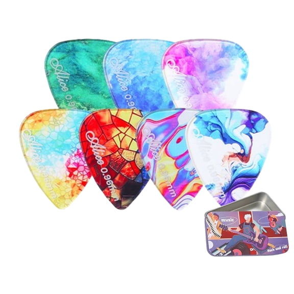SEPTRIO 2026 New Guitar Picks Fast Picking Guitar Accessories for Quick Play Non Slip Grip Guitar Pick for Long Term Comfort for Rock Blues Jazz Pop Multicolor2