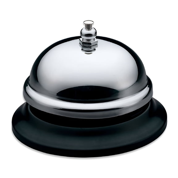SEPTRIO 2026 New Hotel Service Steel Bell Call Ringer Reception Restaurant Desk Kitchen Toy for Hotel,Restaurant,Reception,Kitchen,Desk,Play