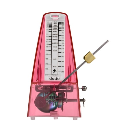 SEPTRIO 2026 New Mechanical Metronome with Bell Universal Wind Up Metronome with Loud Sound Beat Selection Speed Control for Guitar Piano Violin Drum,For Practice,Teaching,Performance