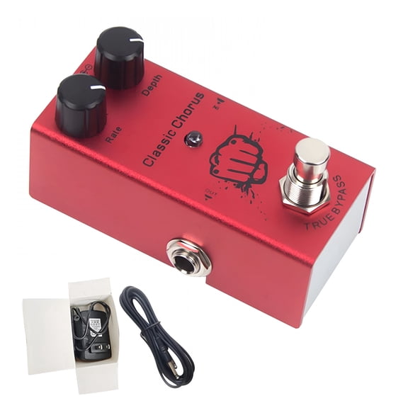 SEPTRIO 2026 New Metal Distortion Pedal Overdrive&Reverb Effects Processor Choir Sound Enhancer for Guitar 9.1X4X3.2Cm Compact Size Includes Power Cord Ideal for Metal&Hard Performances