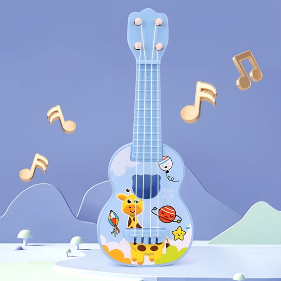 SEPTRIO 8.27" Inch Kids Ukulele Guitar Toys with 4 Strings Keep Tones,Kids Ukulele for Beginner,Mini Ukulele Guitar Musical Instruments Educational Learning Toys for Toddler 1-3 Year Old Kids