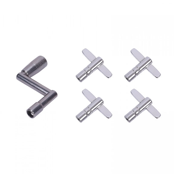 SEPTRIO Drum Keys 5-Pack with Continuous Motion Speed Key Universal Drum Tuning Key Percussion Hardware Tool