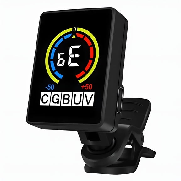 SEPTRIO Multifunctional Clip on Guitar Tuner Led Display Chromatic Tuning 0 200 Hz Guitar Tuner Clip On