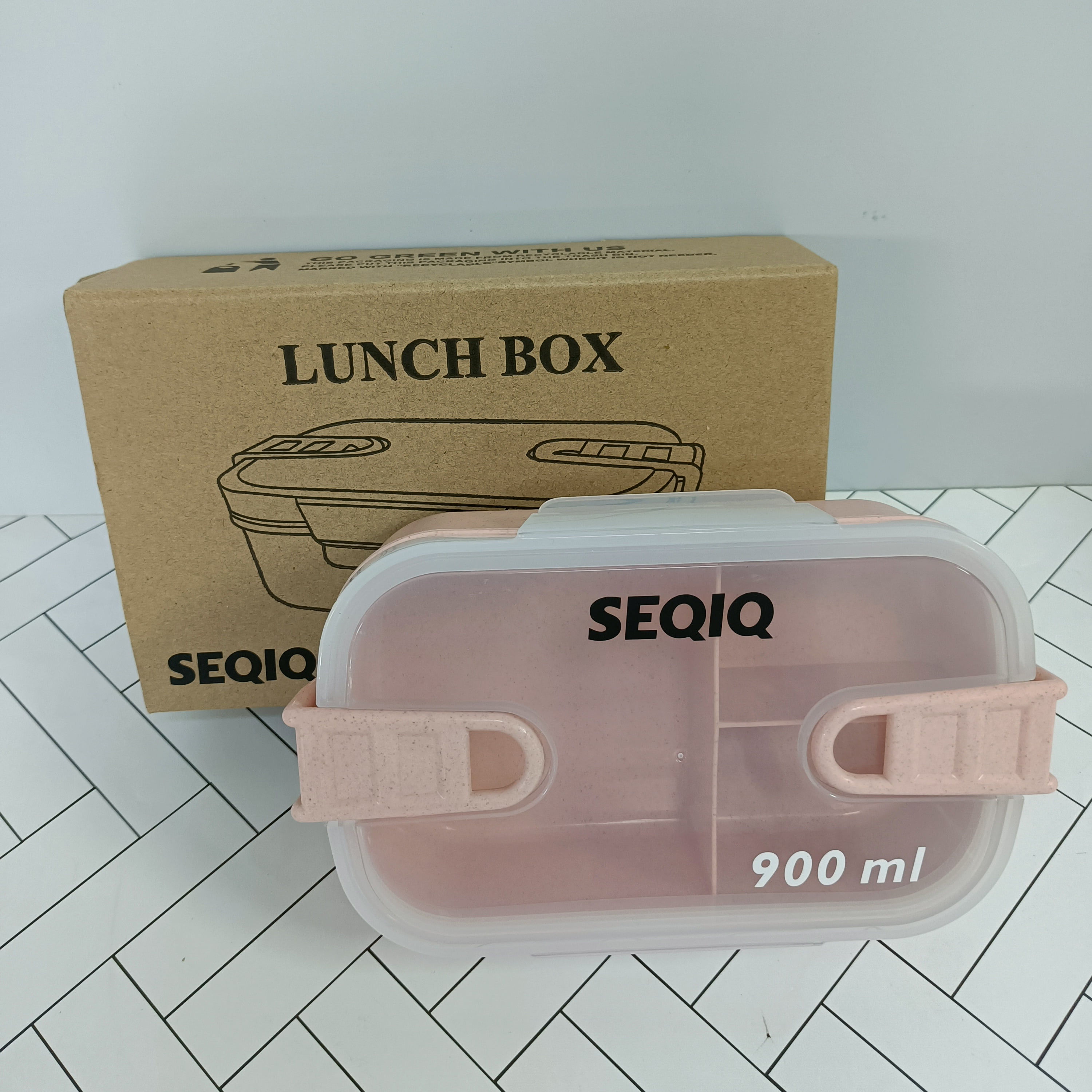 SEQIQ Bento Box, Ideal Leak Proof Lunch Box Containers