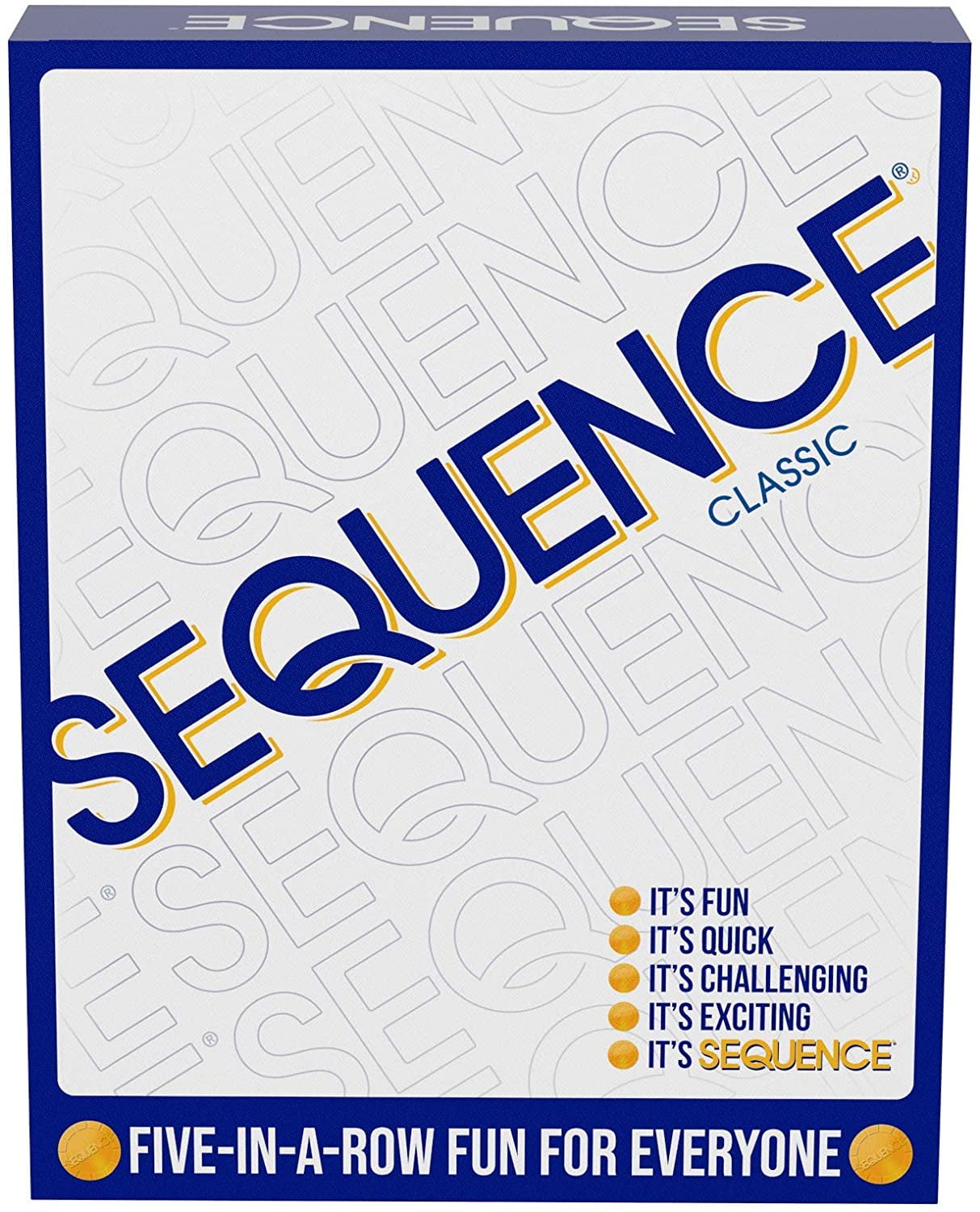 SEQUENCE- Original SEQUENCE Game with Folding Board, Cards and Chips by Jax  ( Packaging may Vary ) White, 10.3" x 8.1" x 2.31" - Walmart.com