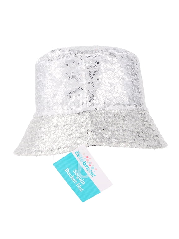Sequin Bucket Hat, Sparkling Party Accessory for Parties and Events, by Way To Celebrate