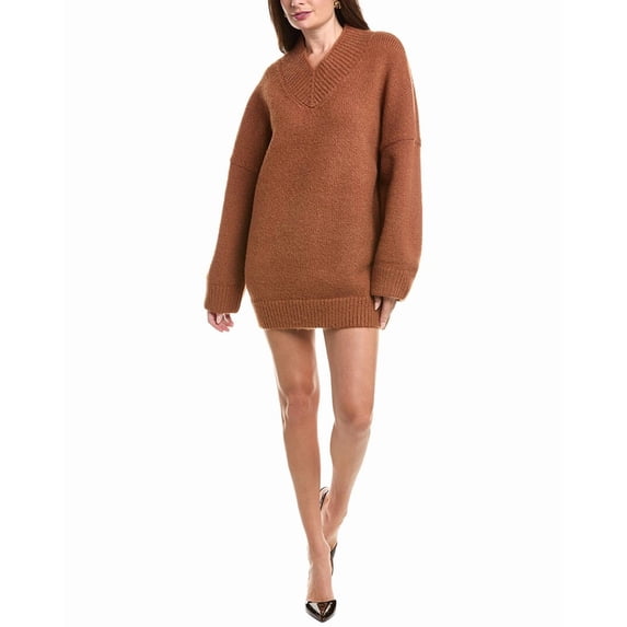 SER.O.YA womens Almada Alpaca & Wool-Blend Sweaterdress, xs, Brown