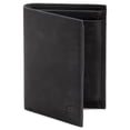 thumbnail image 1 of SERASAR | Men's Leather Wallet [Vintage] with RFID Protection | Black | Real leather | 12 card slots | Including GiftBox | Great gift idea | Men's Leather Notecase | Men Wallet, 1 of 9