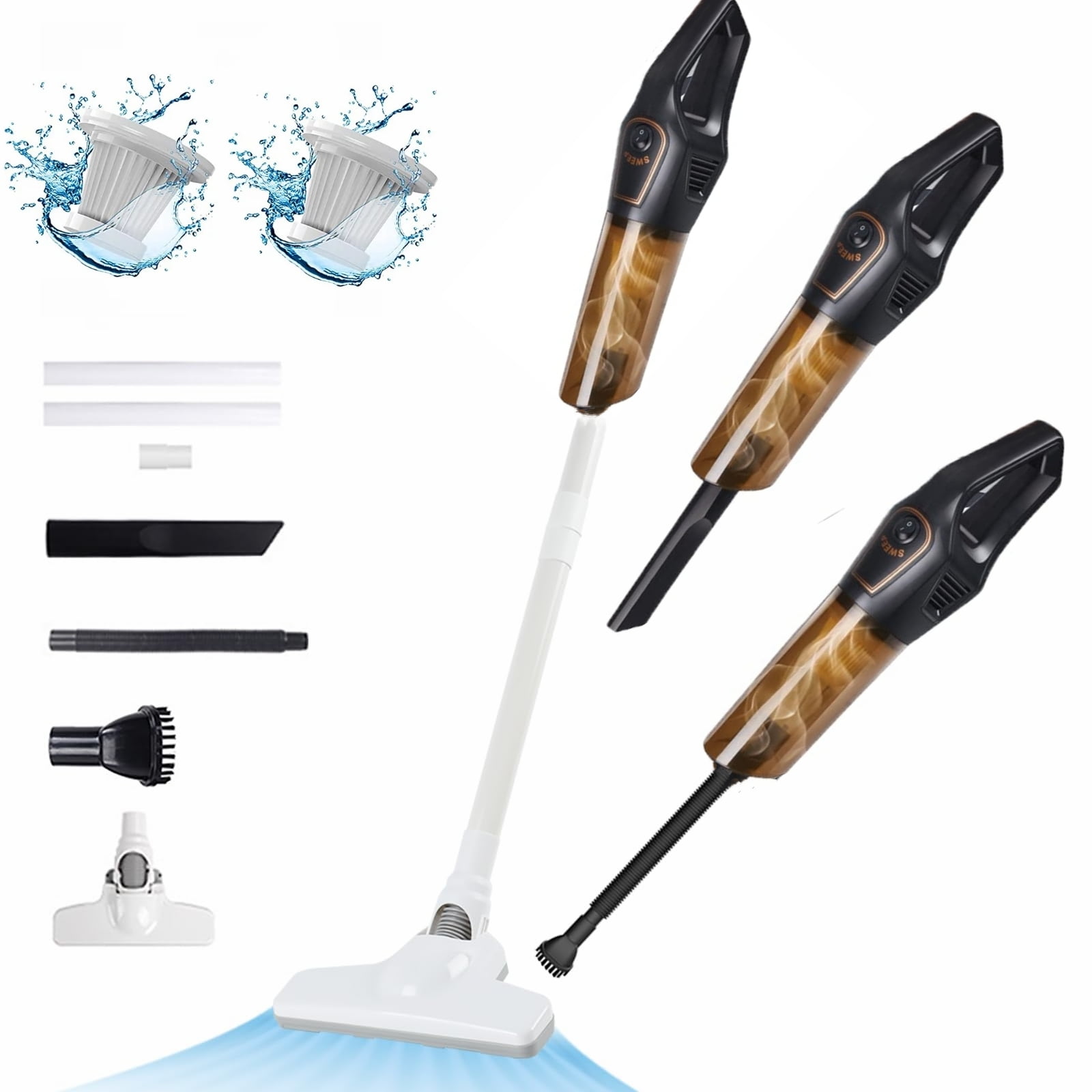 SEREE Electric Wireless Handheld Vacuum, Multifunctional Handheld