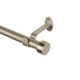 thumbnail image 1 of Elrene Home Fashions Serena Single Curtain Rod with Contemporary Cap Finial, Polished Nickel, 28" x 48", 1 of 8