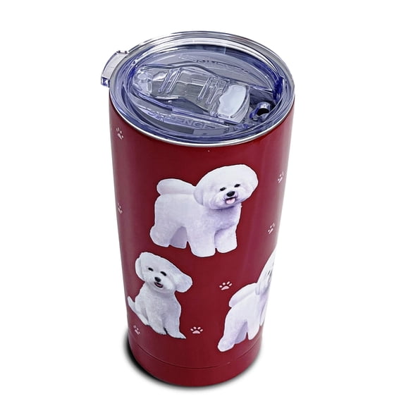SERENGETI 20 Oz Stainless Steel Bichon Frise Tumblers Vacuum Insulated Travel Mug
